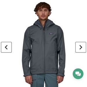 Patagonia rain jacket small navy